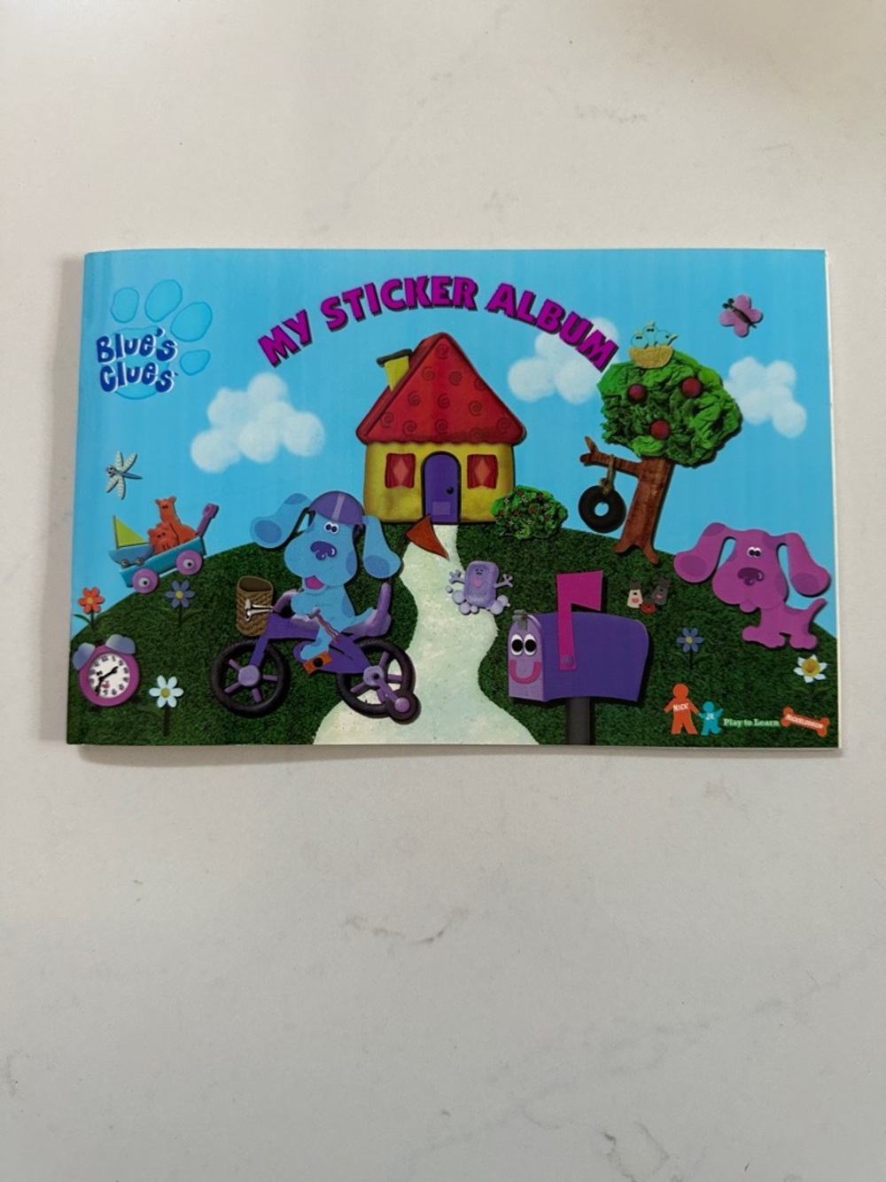 Blues Clues My Sticker Album Sandylion 1998 New Coated Pages Vintage Nick Jr